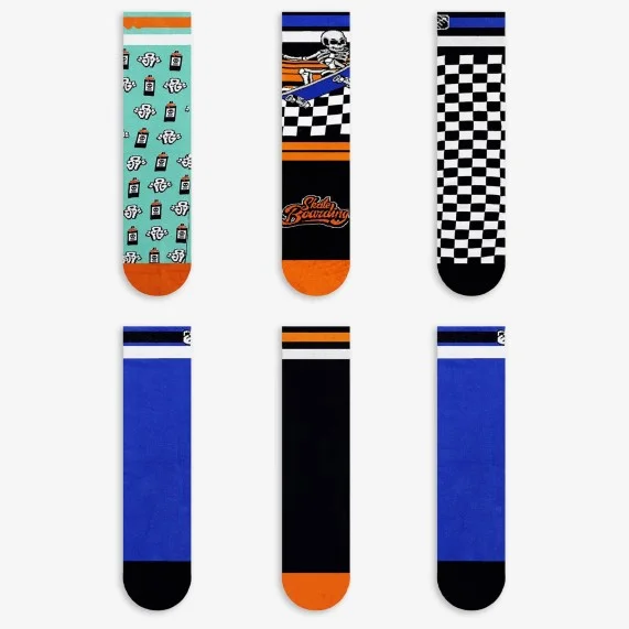 Pack of 6 pairs of Fancy Socks "FREEGUN" (Fancy socks) Freegun on FrenchMarket