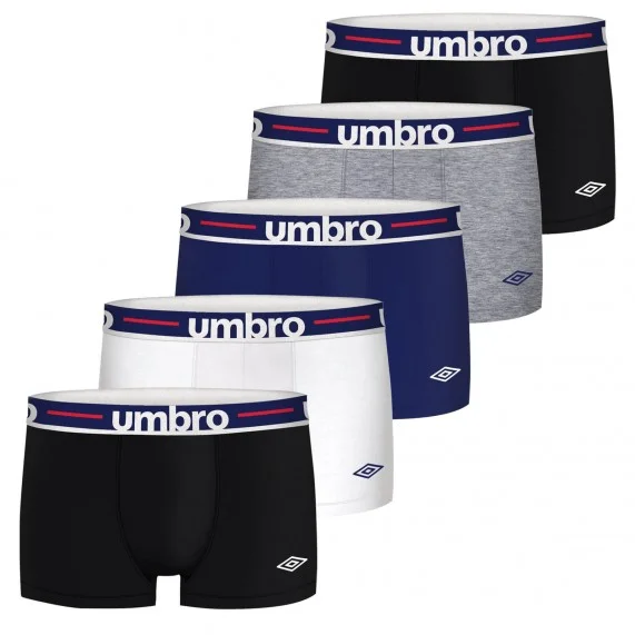 5er-Set Herren Sport Boxershorts (Boxershorts für Männer) Umbro auf FrenchMarket