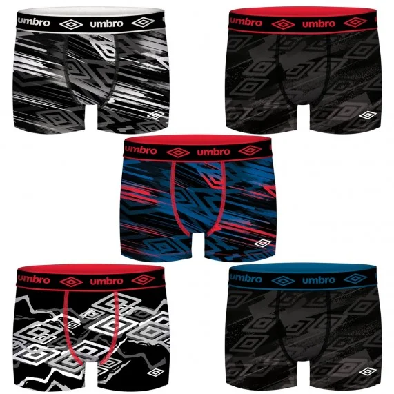 5er-Set Herren Sport Boxershorts (Boxershorts für Männer) Umbro auf FrenchMarket