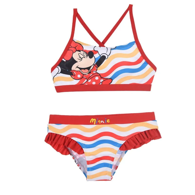 DISNEY Minnie Mouse 2 Piece Girl s Swimsuit