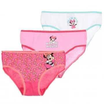 Disney Minnie - Set van 3 katoenen meisjes slips (Slipje) French Market chez FrenchMarket