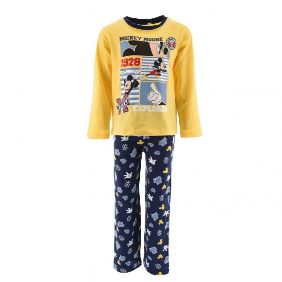 Langes Pyjama Set Jungen MICKEY Explorer (Pyjama-Sets) French Market auf FrenchMarket