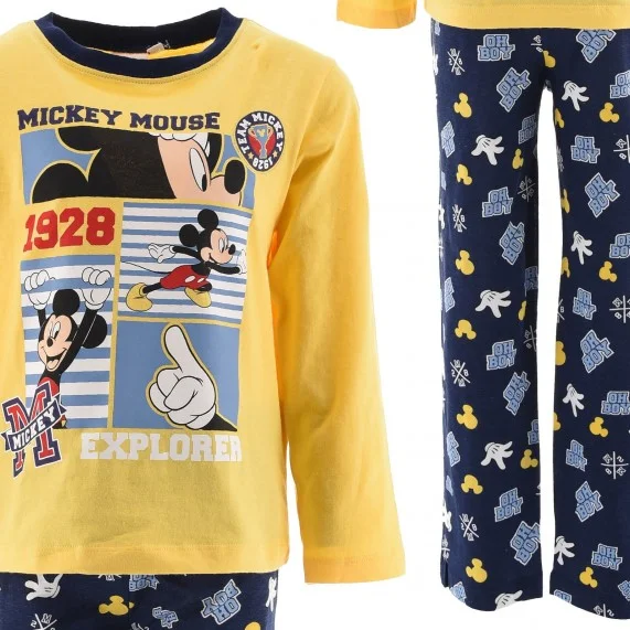 Langes Pyjama Set Jungen MICKEY Explorer (Pyjama-Sets) French Market auf FrenchMarket