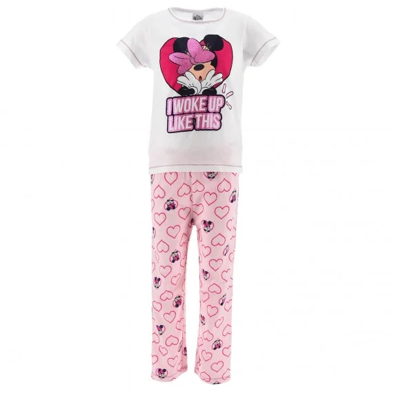 Pijama largo de algodón para niña de Minnie Mouse (Ensemble de Pyjama) French Market chez FrenchMarket