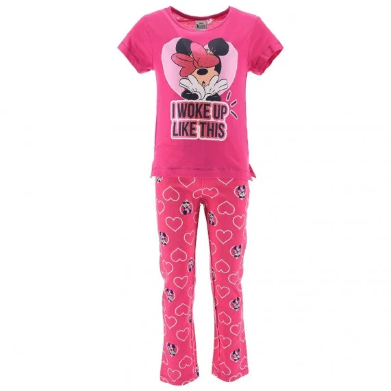 Ensemble de Pyjama Long Coton Fille Minnie Mouse (Ensembles de Pyjama) French Market chez FrenchMarket