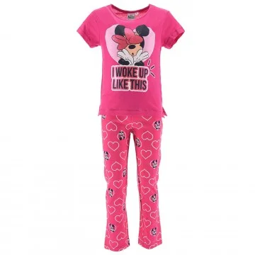 Ensemble de Pyjama Long Coton Fille Minnie Mouse (Ensembles de Pyjama) French Market chez FrenchMarket