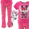 Set pigiama lungo in cotone di Minnie Mouse per bambina (Ensemble de Pyjama) French Market chez FrenchMarket