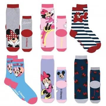 Confezione da 6 paia di calzini di Minnie Mouse Girl (Calzini) French Market chez FrenchMarket