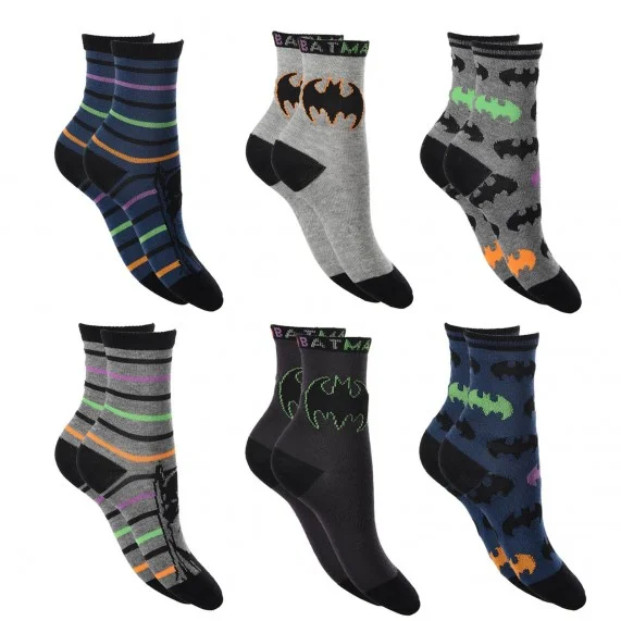 6 Paar Batman Socken, Jungen (Fantasien) French Market auf FrenchMarket