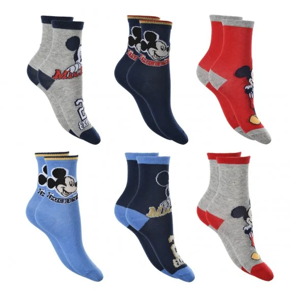 6 pares de calcetines Disney Mickey para niño (Fantasías) French Market chez FrenchMarket