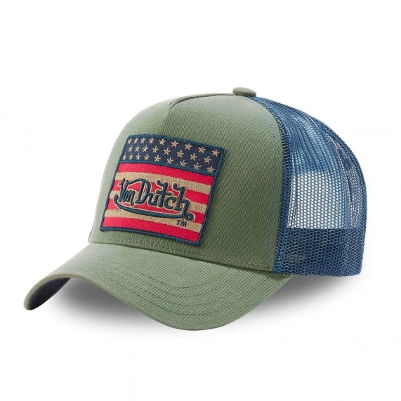 Cappellino Trucker con bandiera USA (Cappellino) Von Dutch chez FrenchMarket