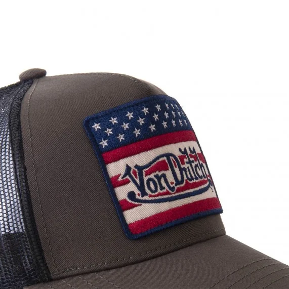 Cappellino Trucker con bandiera USA (Cappellino) Von Dutch chez FrenchMarket