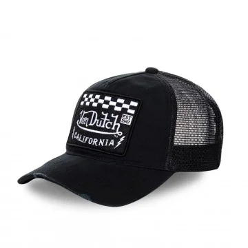 Gorra Trucker Negra California Damier (Gorras) Von Dutch chez FrenchMarket