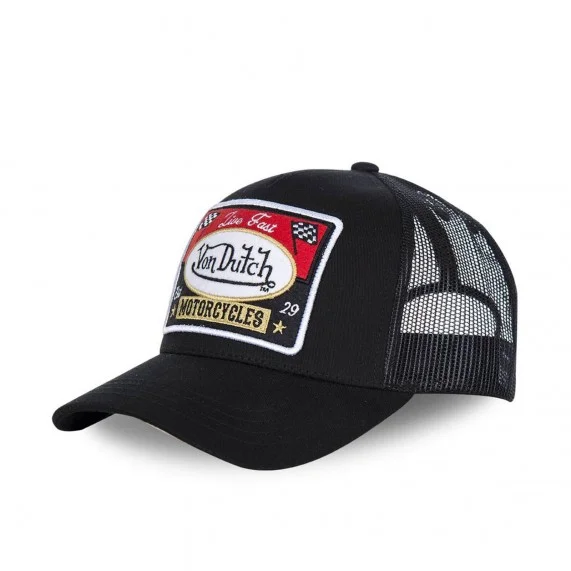 Cappellino Trucker Motorcycles Live Fast (Cappellino) Von Dutch chez FrenchMarket