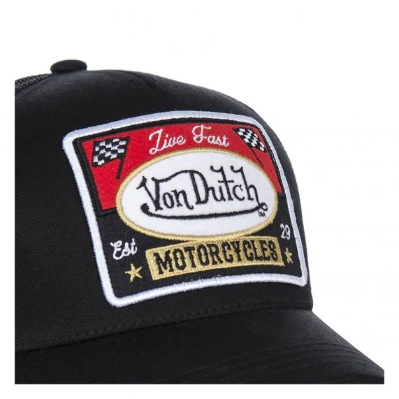 Cappellino Trucker Motorcycles Live Fast (Cappellino) Von Dutch chez FrenchMarket