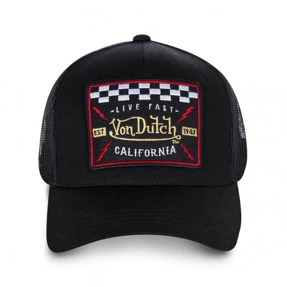 Cappellino Trucker Motorcycles Live Fast (Cappellino) Von Dutch chez FrenchMarket