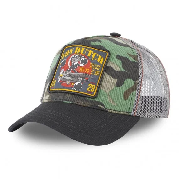 Cigno aereo Baseball Trucker Camouflage Cap (Cappellino) Von Dutch chez FrenchMarket