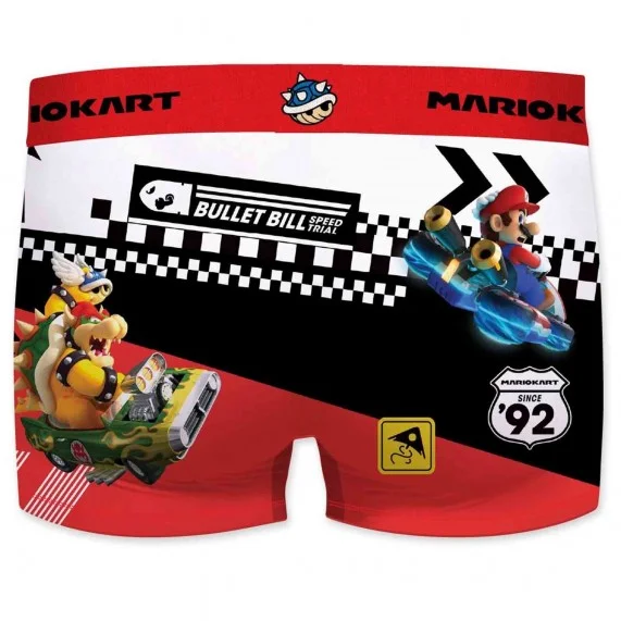 Boxershorts für Männer Mario Kart "Serie 2 (Boxershorts) Freegun auf FrenchMarket