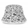 Bucket Hat "Graffiti" hoed (Bobs) Von Dutch chez FrenchMarket