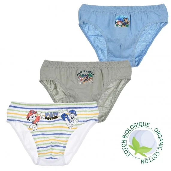 The Paw Patrol - 3er-Set Baumwollslips für Jungen (Briefs) French Market auf FrenchMarket