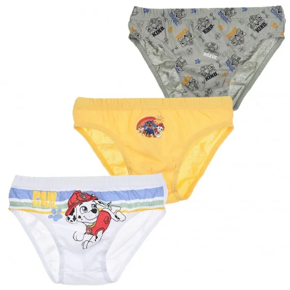 The Paw Patrol - 3er-Set Baumwollslips für Jungen (Briefs) French Market auf FrenchMarket