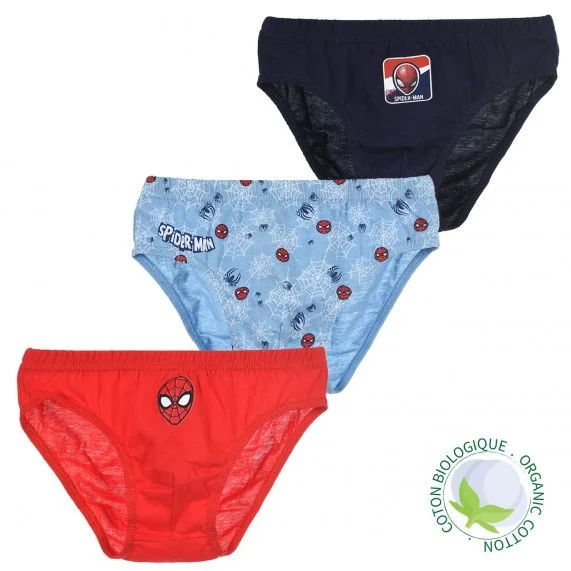 MARVEL Spider-Man - Set of 3 Cotton Boy Briefs (Briefs) French Market on FrenchMarket