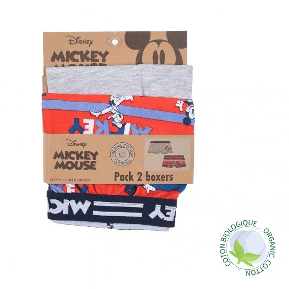 Juego de 4 calzoncillos de algodón Mickey Disney Boy (Boxers) French Market chez FrenchMarket