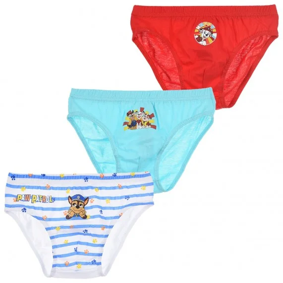 The Paw Patrol - 3er-Set Baumwollslips für Jungen (Briefs) French Market auf FrenchMarket