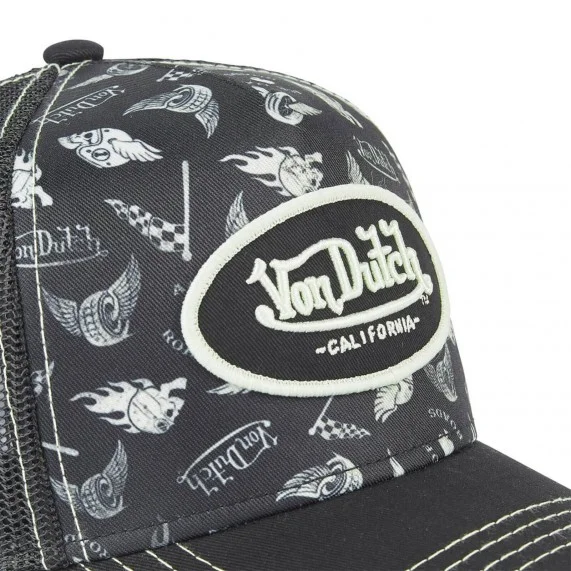 Cappello Trucker Tatoo (Cappellino) Von Dutch chez FrenchMarket