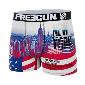 Boxer Homme Drapeau USA (Boxers) Freegun chez FrenchMarket