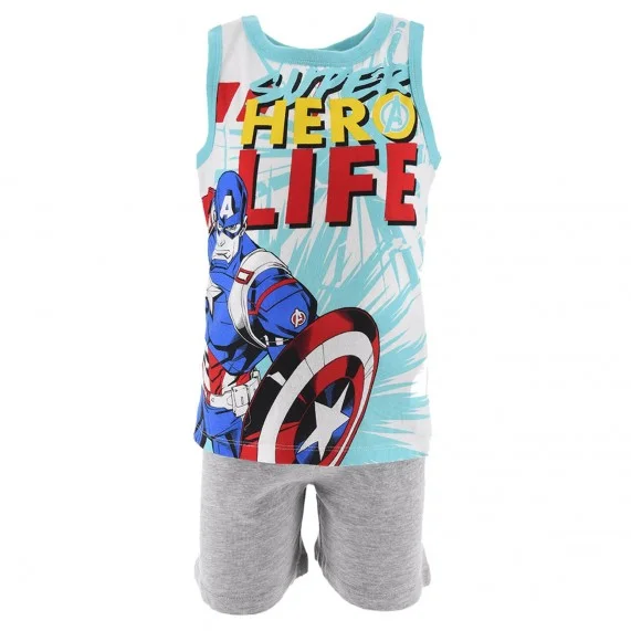 Captain America Boy's Pyjama Set (Pyjama-Sets) French Market auf FrenchMarket