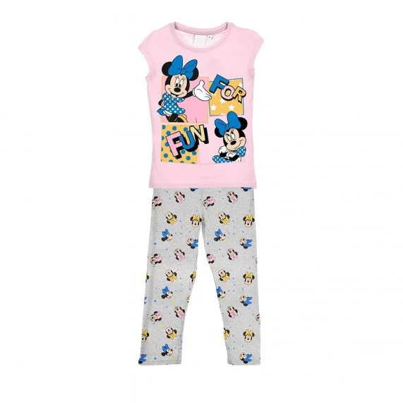 Conjunto de pijama corto para niña Disney Minnie (Ensemble de Pyjama) French Market chez FrenchMarket