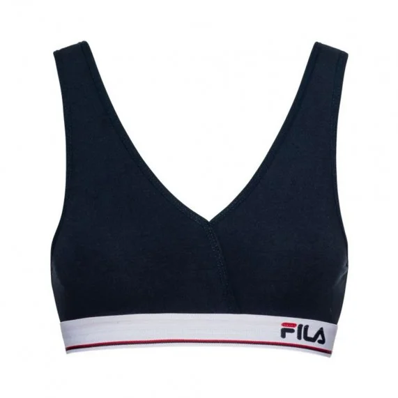 Brassière FILA Coton Femme Bleu Marine (Brassières) Fila chez FrenchMarket