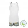 Girl's Frozen Organic Cotton Pyjama Tank Top (Pyjama Sets) French Market on FrenchMarket