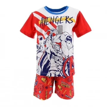 Conjunto de pijama de algodón de los Vengadores MARVEL para niño (Conjuntos de pijama) French Market chez FrenchMarket