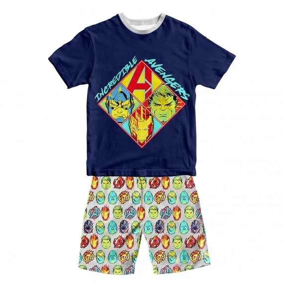 Baumwoll-Pyjama-Set für Jungen MARVEL Avengers (Pyjama-Sets) French Market auf FrenchMarket