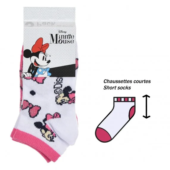 Pack de 6 pares de calcetines Minnie Mouse para niña (Calcetines) French Market chez FrenchMarket