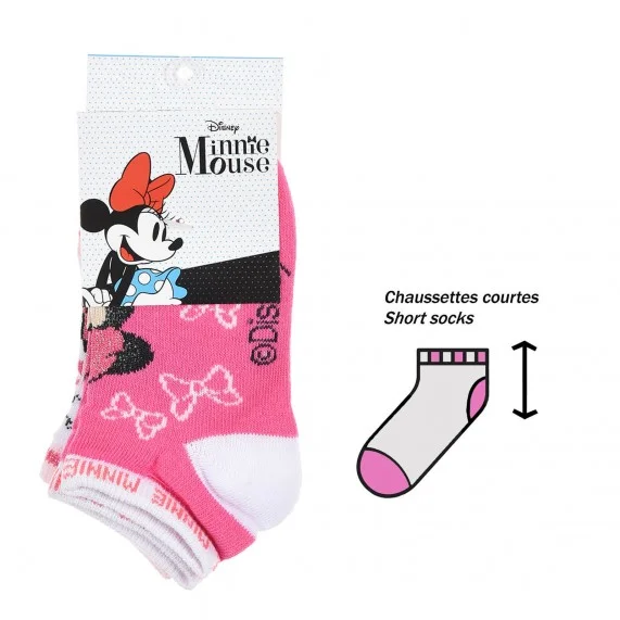 Pack de 6 pares de calcetines Minnie Mouse para niña (Calcetines) French Market chez FrenchMarket