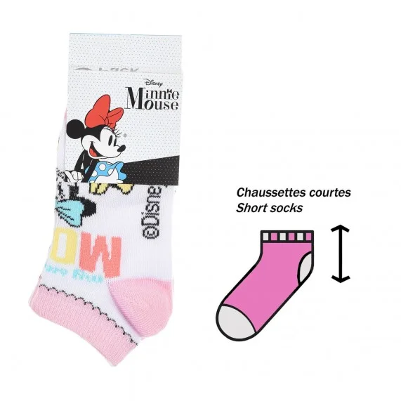 Lot de 6 Paires de Socquettes Fille Minnie Mouse (Chaussettes) French Market chez FrenchMarket