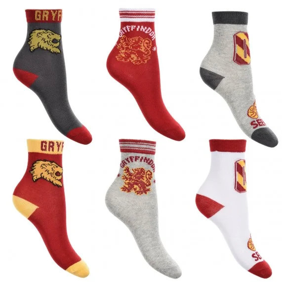 Lot de 6 Paires de Chaussettes Garçon Harry Potter (Fantaisies) French Market chez FrenchMarket