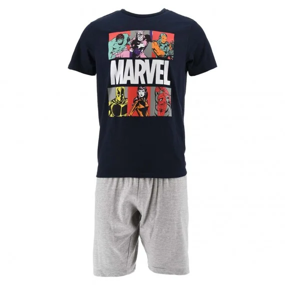 MARVEL Avengers Männer Baumwoll-Pyjama-Set kurz (Pyjama-Sets) French Market auf FrenchMarket
