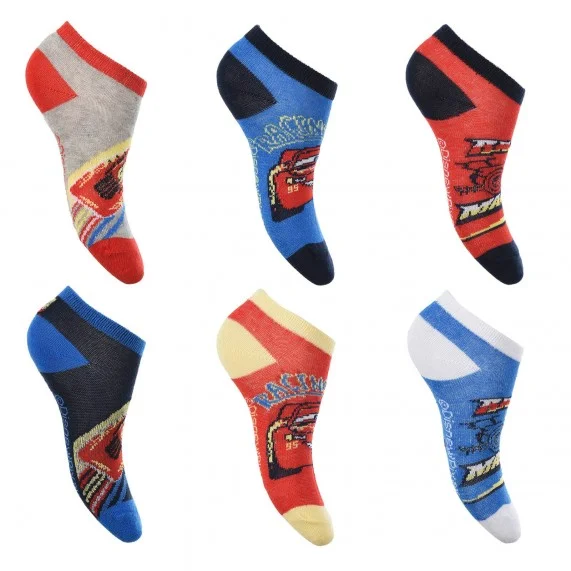 6 Pairs of Cars Boy Socks (Fantasies) French Market on FrenchMarket