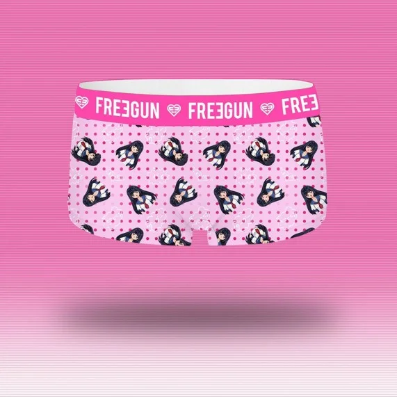 Lot de 3 Shorties Femme Fantaisie (Boxer Femme) Freegun chez FrenchMarket