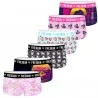 Juego de 6 calzoncillos de fantasía para mujer (Boxers) Freegun chez FrenchMarket