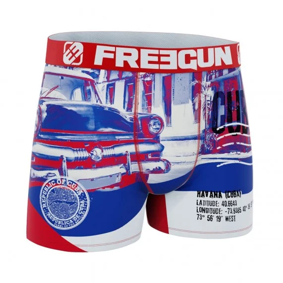 Bandera de Cuba para hombres de Boxer (Boxers) Freegun chez FrenchMarket