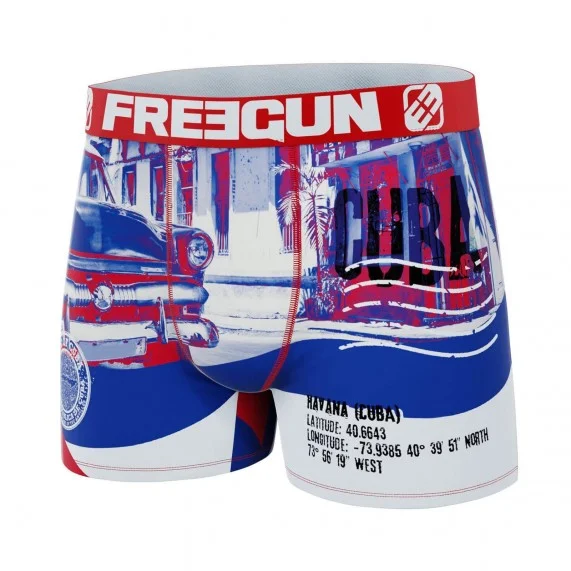 Bandera de Cuba para hombres de Boxer (Boxers) Freegun chez FrenchMarket