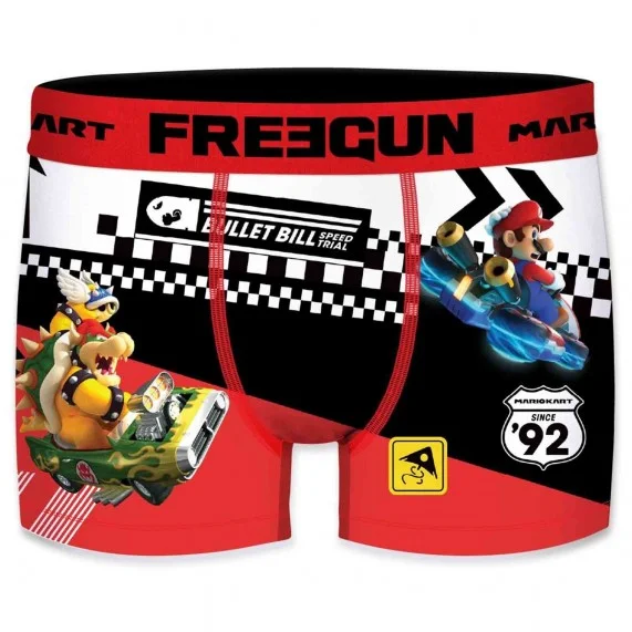 5er-Pack Herren-Boxershorts Mario Kart (Boxershorts für Männer) Freegun auf FrenchMarket