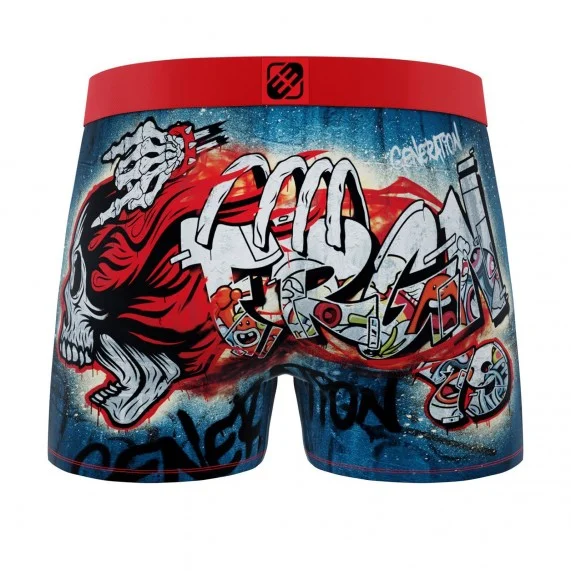 Set di 4 boxer Street Graffiti per ragazzi (Boxer da ragazzo) Freegun chez FrenchMarket