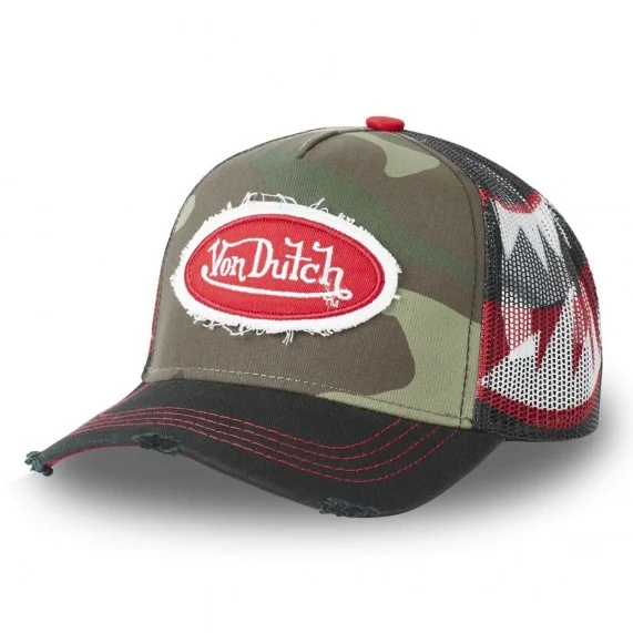 Gorra de camuflaje War Trucker (Gorras) Von Dutch chez FrenchMarket