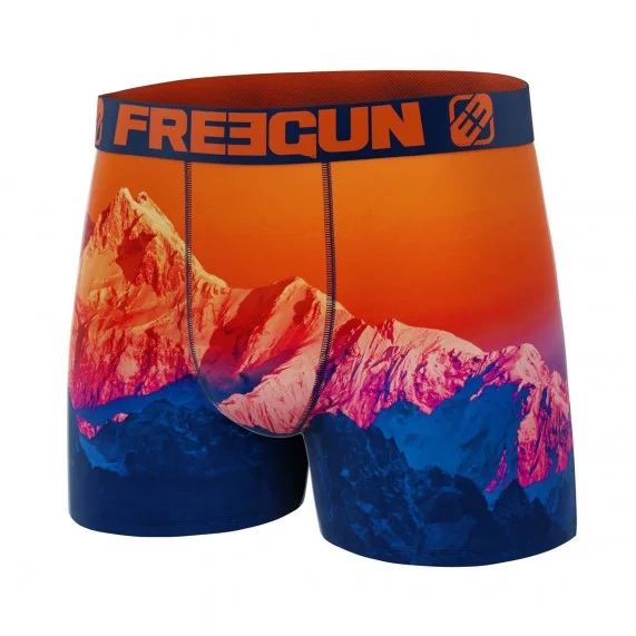 Boxer da uomo in microfibra riciclata "Landscape 3 (Boxer) Freegun chez FrenchMarket